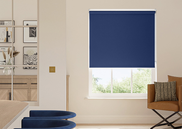 Palermo (Blackout), Midnight - Twist&Fit Roller Blind - Image 3